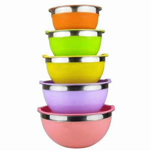 Colorful Stainless Steel Box Set 5 Pieces