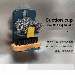 Strong Suction Cup Roll Paper Rack Wall Mounted Storage Holder Kitchen