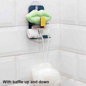 Strong Suction Cup Roll Paper Rack Wall Mounted Storage Holder Kitchen