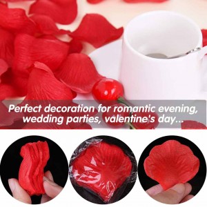 Fabric Rose Petals Wedding Flower Decoration
