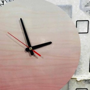 Pink Large Clock