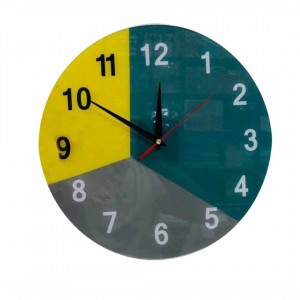 03 Color Palette Wall Clock for Living Room