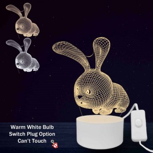 Rabbit 3D Lamp