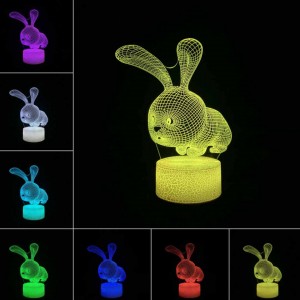 Rabbit 3D Lamp