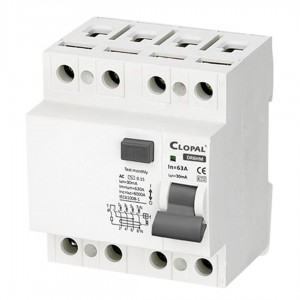 Clopal Earth Leakage Safety Protection Circuit Breaker 4 polos 32A 63A