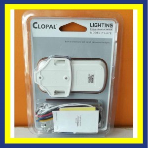 Clopal 3 Channels On Off 220V Lights & Fan Remote Control Switch