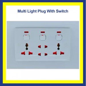 Multi Light Plug With Switch