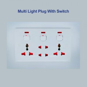 Multi Light Plug With Switch