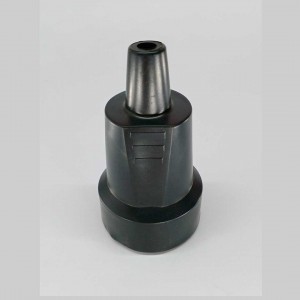 Female to Male Electrical Plug Adapter Black French Standard Socket