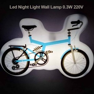 Led Night Light Wall Lamp 0.3W 220V