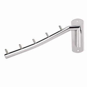 Stainless Steel with Swivel Arm Clothing Organizer