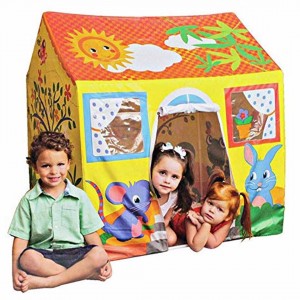 Cartoon Jungle Theme Play Tent House for Kids
