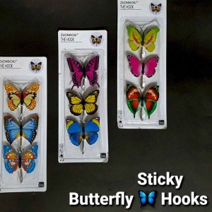 Butterfly Self Adhesive Utility Hook