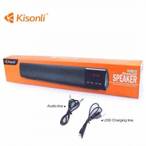Kisonli Wireless Bluetooth Clock Speaker Led-800