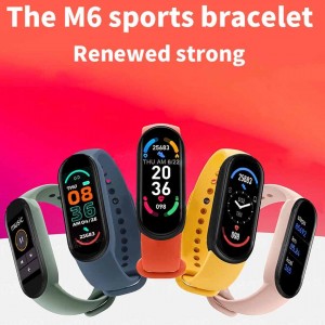 M6 Band Sport Wristband Blood Pressure Monitor Heart Rate For Android And Ios (High Copy)