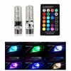 Multi Color LED Car Parking Light Bulbs With Remote Control