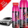 Flamingo Rubber Spray Paint - Silver Pack (Buy 01 & Get 01 Free)