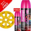 Flamingo Rubber Spray Paint - Yellow Pack (Buy 01 & Get 01 Free)