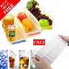Multipurpose Fridge Storage Sliding Drawer & Ice Cubes Tray (Buy 01 & Get 01 Free)