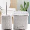 Limon Large Bamboo Buckets And Brushes