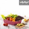Limon Stainless Steel Bamboo Basket 1