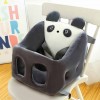 Multi Function Baby Feeding Booster And Back Support Seat Black Panda