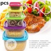 Multi Coloured Lids Containers