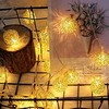 Iron Gold Fairy Garland LED Wire Ball String Lights