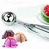 Ice Stainless Steel Cookie Scoop Silver