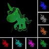 Kawaii Cute Unicorn Lamp 3D Visual Led Night