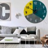 03 Color Palette Wall Clock for Living Room