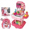 2 In 1 School Bag Turn Into Kitchen Set Toy For Kids