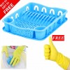 Dishwash Tray & Reusable Waterproof Gloves (Buy 01 & Get 01 Free)