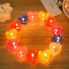 Heart Shaped Unscented Tea Candles