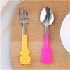 Bear Print Feeding Fork Spoon Cutlery Set