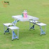 Portable Picnic Table And Chair Silver