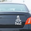 Car Styling Personality Dakar Stickers Black