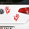Bloody Hand Reflective Car Sticker
